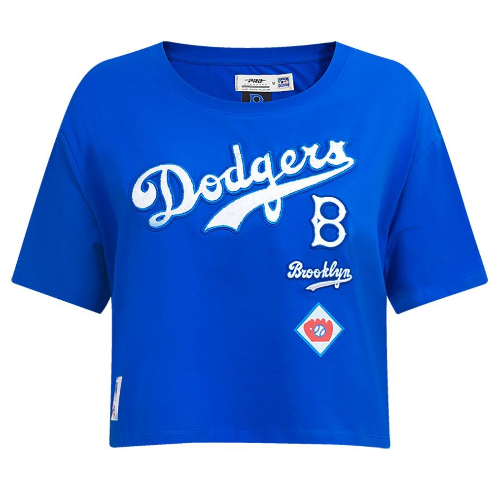Pro Standard Women's MLB Brooklyn Dodgers Retro Classic Boxy Top -Royal - ROYAL Thumbnail View 1