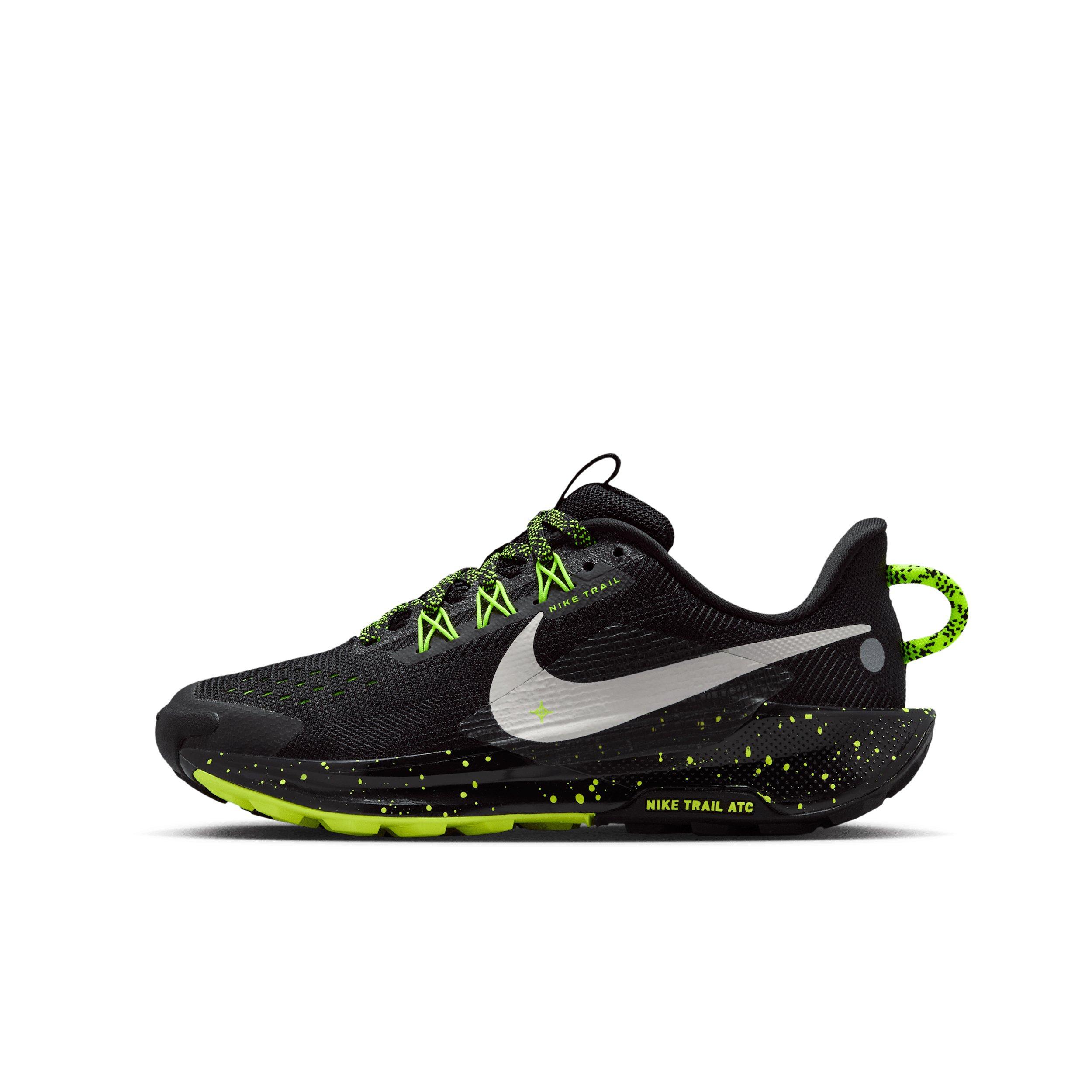 Nike Pegasus Trail 5 Grade School Boys' "Black/Volt Ice/Phantom" Trail Running Shoe