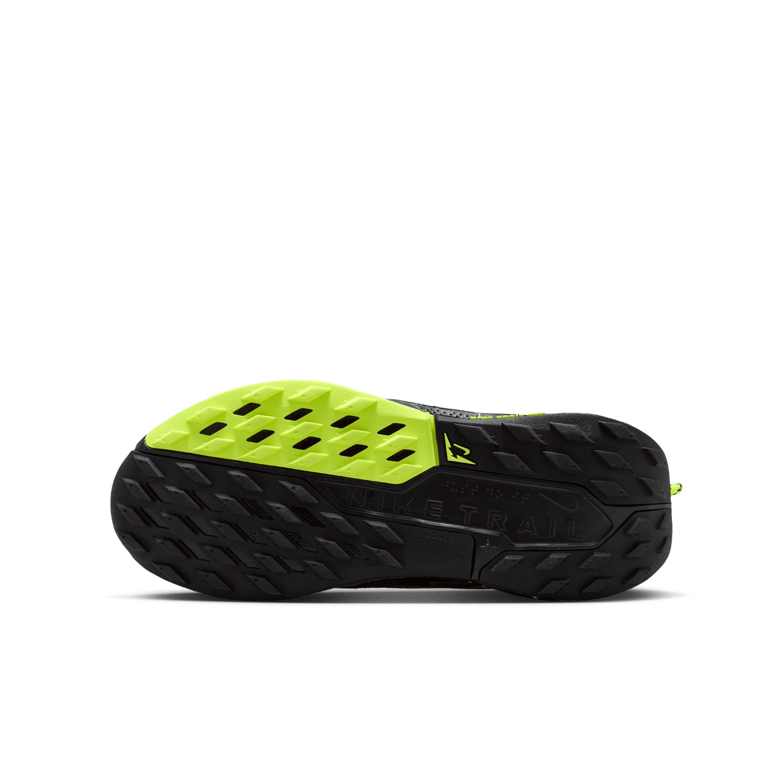 Nike Pegasus Trail 5 Grade School Boys' "Black/Volt Ice/Phantom" Trail Running Shoe