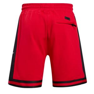 Pro Standard Men's NBA Chicago Bulls Retro Classic Double Knit Shorts -Red/Black