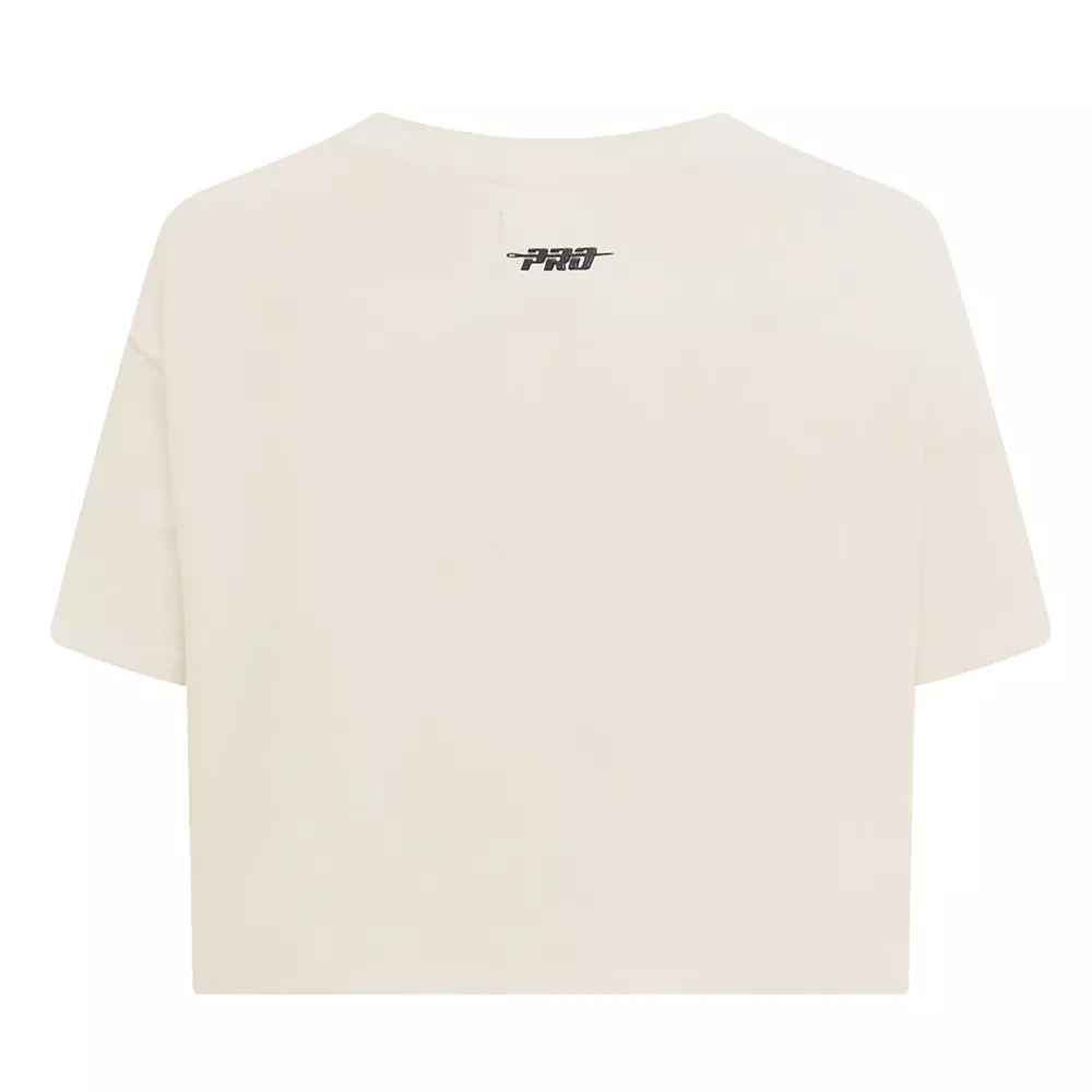 Pro Standard Women's MLB Baltimore Orioles Retro Classic Boxy Top -Cream - CREAM