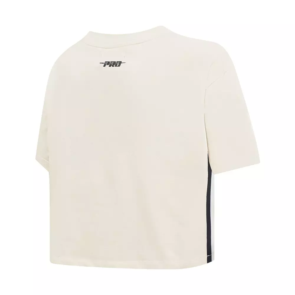 Pro Standard Women's MLB Baltimore Orioles Retro Classic Boxy Top - Cream - CREAM