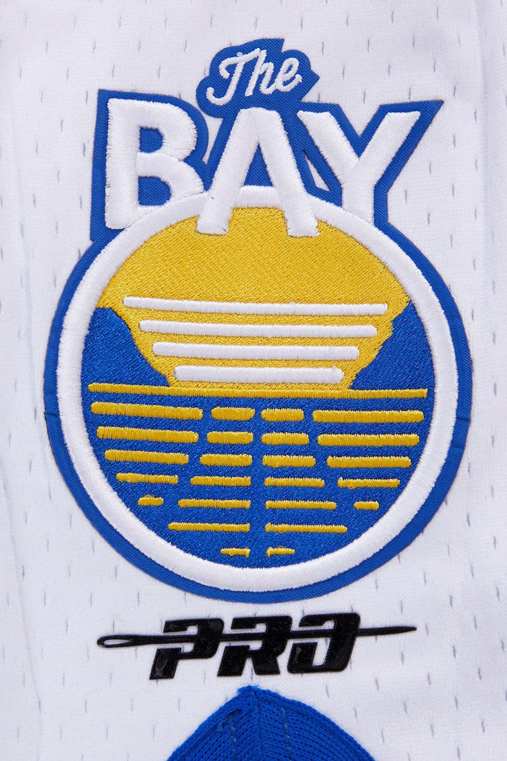 Pro Standard Men's NBA Golden State Warriors Retro Classic Double Knit Shorts - Royal - ROYAL Thumbnail View 5