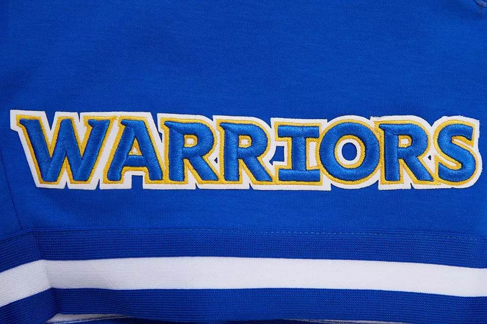 Pro Standard Men's NBA Golden State Warriors Retro Classic Double Knit Shorts - Royal - ROYAL