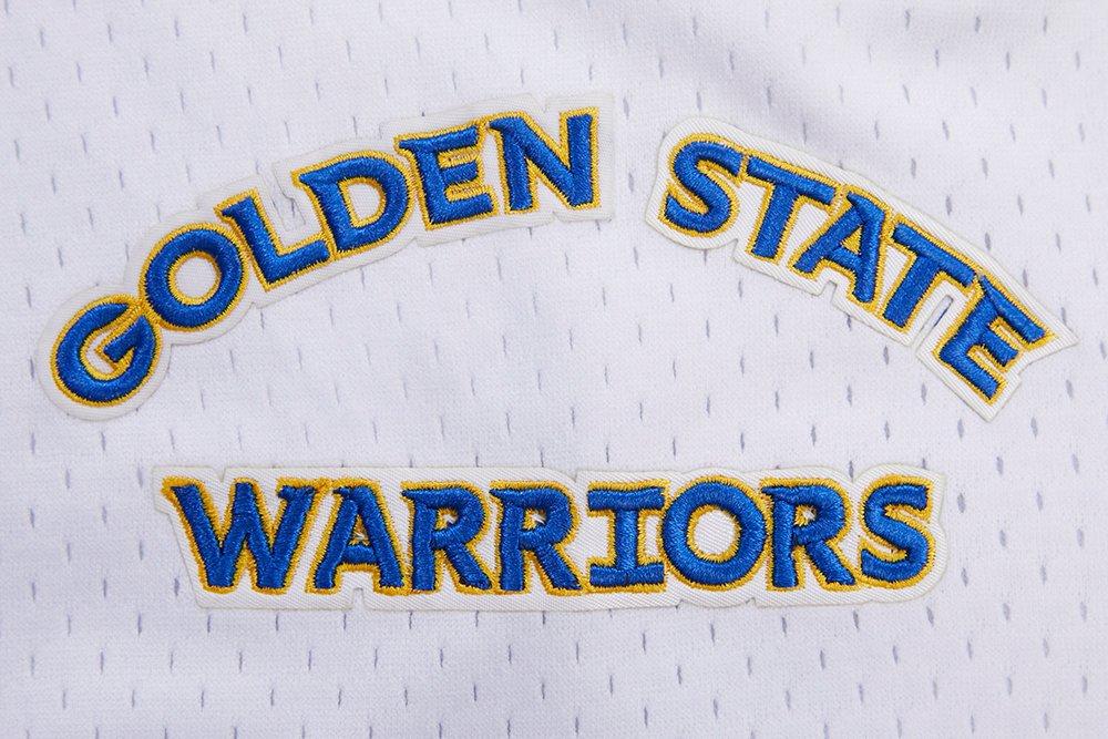 Pro Standard Men's NBA Golden State Warriors Retro Classic Double Knit Shorts - Royal - ROYAL Thumbnail View 8