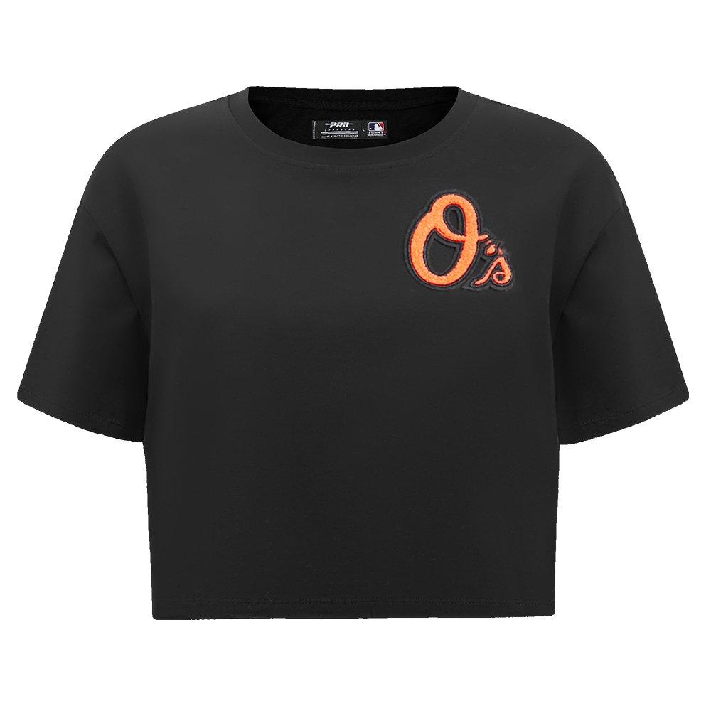 Pro Standard Women's MLB Baltimore Orioles Classic Boxy Top -Black - BLACK Thumbnail View 1