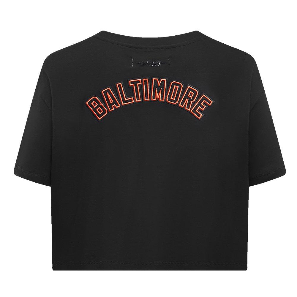 Pro Standard Women's MLB Baltimore Orioles Classic Boxy Top -Black - BLACK Thumbnail View 2