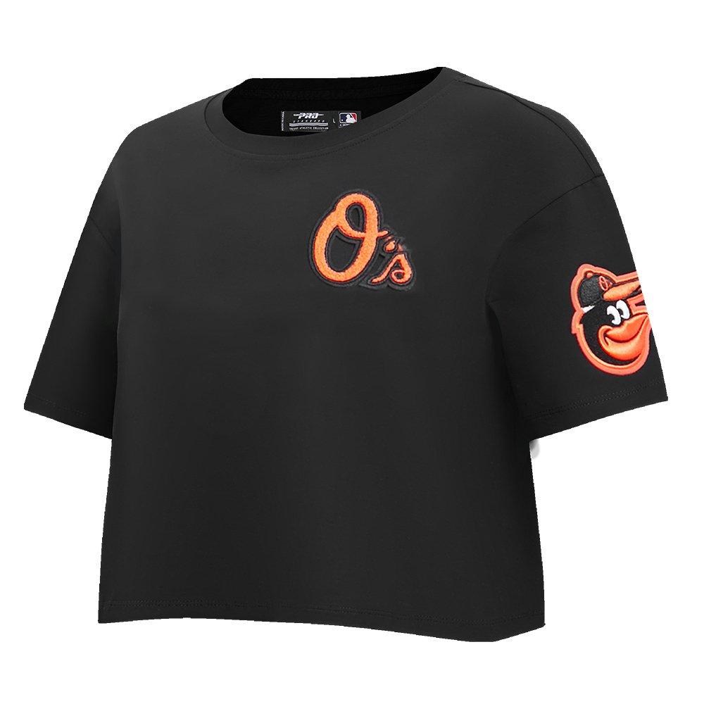 Pro Standard Women's MLB Baltimore Orioles Classic Boxy Top -Black - BLACK Thumbnail View 3