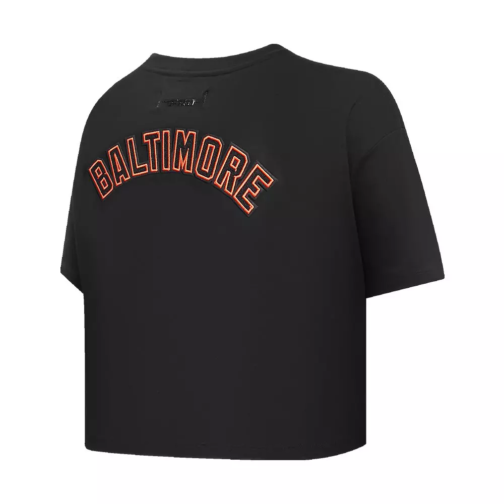 Pro Standard Women's MLB Baltimore Orioles Classic Boxy Top -Black - BLACK