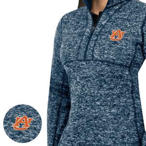 Antigua Women's Auburn Tigers Fortune Half-Zip Pullover Jacket