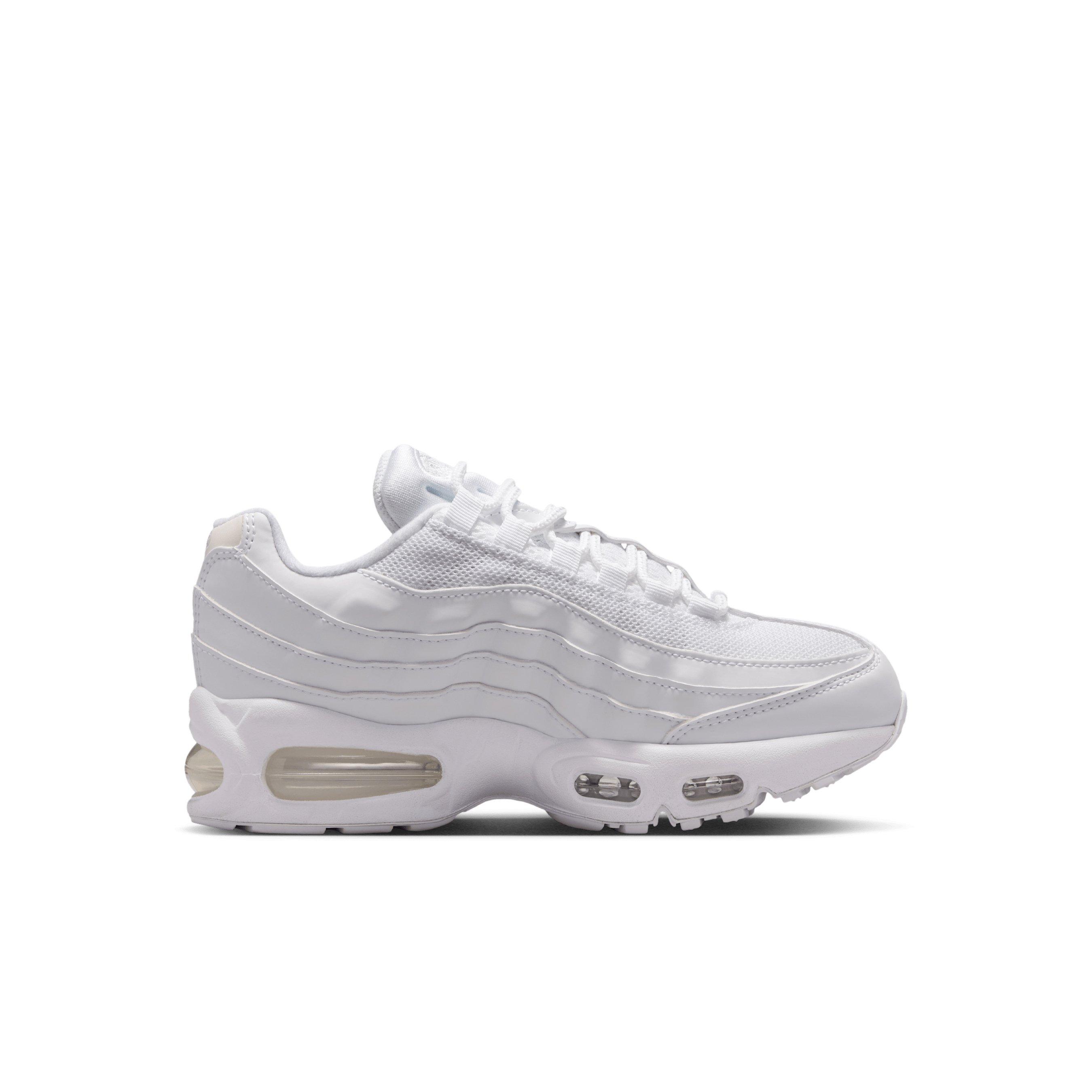 Nike Air Max 95 "White/White/Pure Platinum/White" Preschool Boys' Shoe - WHITE/WHITE/PLATINUM/WHITE Thumbnail View 1