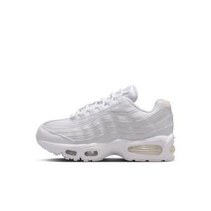 Nike Air Max 95 "White/White/Pure Platinum/White" Preschool Boys' Shoe