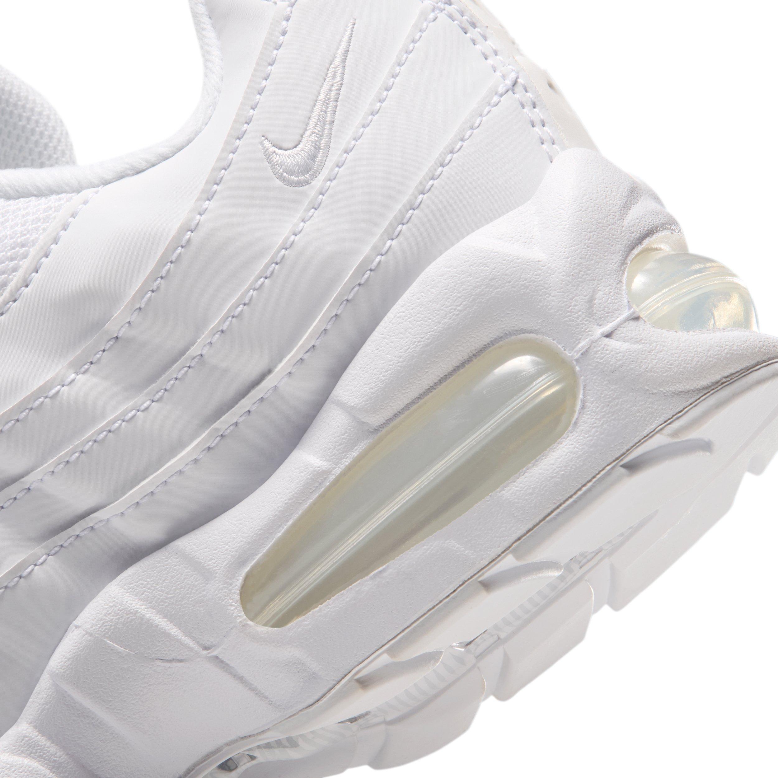 Nike Air Max 95 "White/White/Pure Platinum/White" Preschool Boys' Shoe - WHITE/WHITE/PLATINUM/WHITE Thumbnail View 8