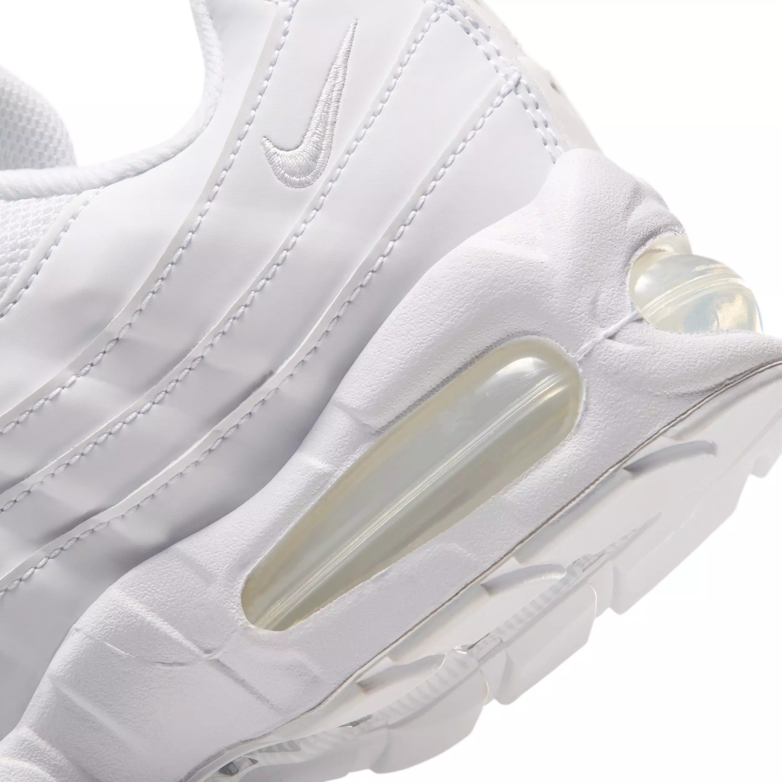 Nike Air Max 95 "White/White/Pure Platinum/White" Preschool Boys' Shoe - WHITE/WHITE/PLATINUM/WHITE