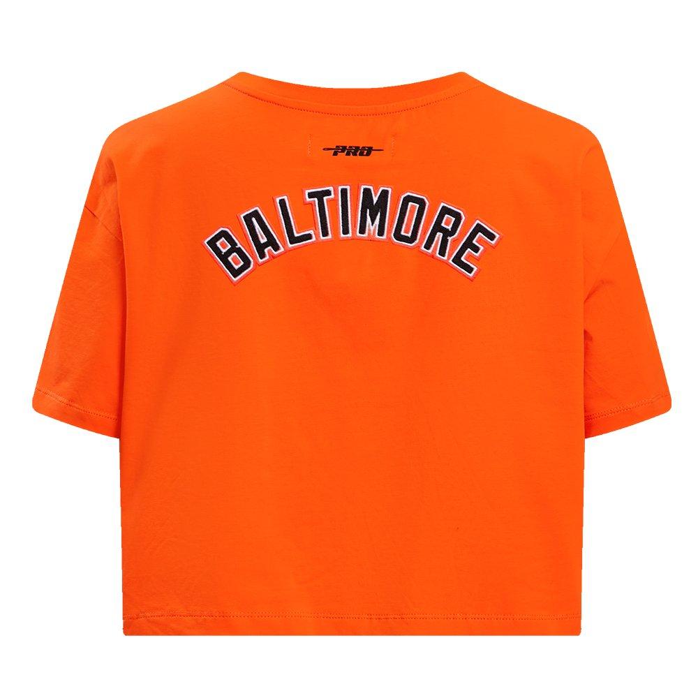 Pro Standard Women's MLB Baltimore Orioles Classic Boxy Top -Orange - ORANGE Thumbnail View 2