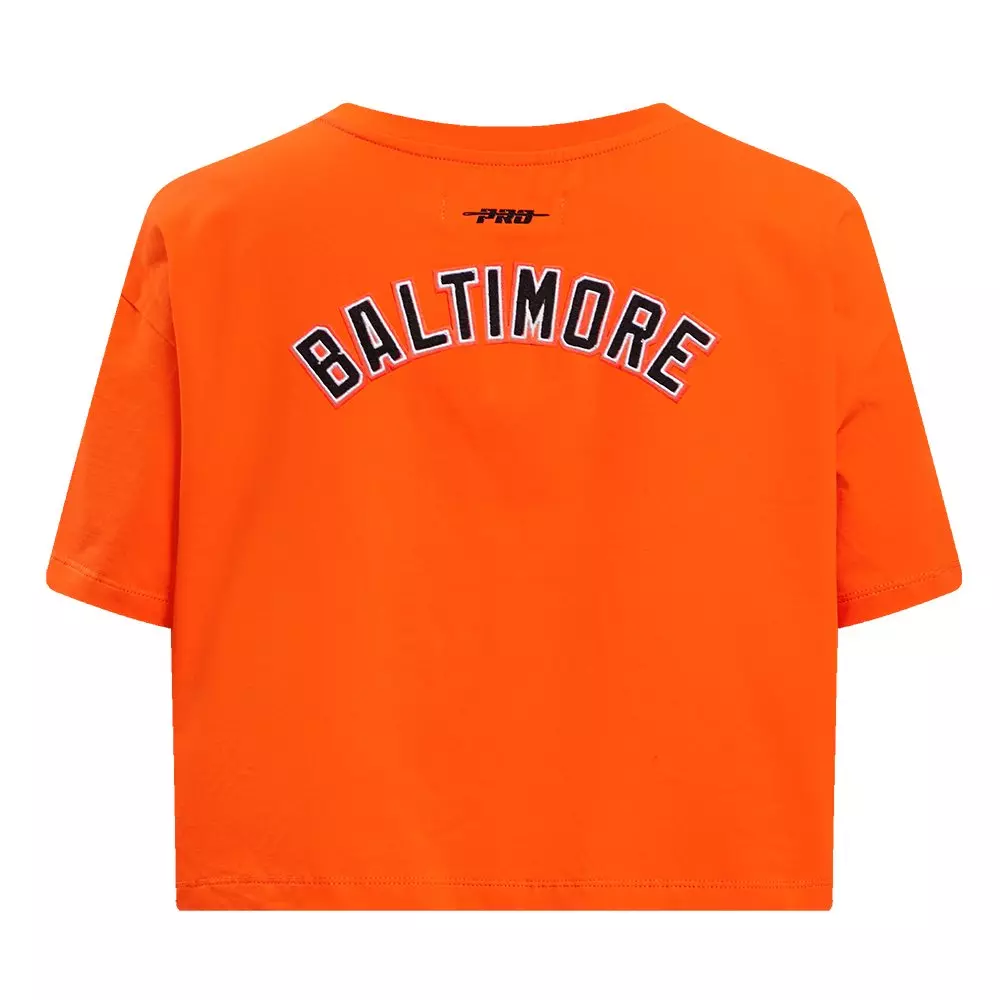 Pro Standard Women's MLB Baltimore Orioles Classic Boxy Top -Orange - ORANGE