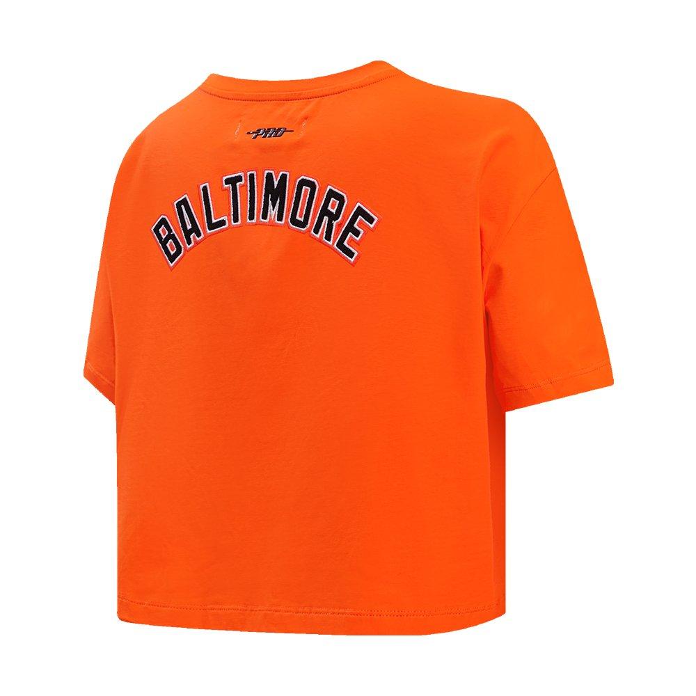 Pro Standard Women's MLB Baltimore Orioles Classic Boxy Top -Orange - ORANGE Thumbnail View 4