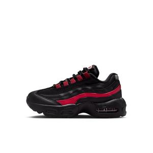 Nike Air Max 95 Recraft "Black/Team Crimson/Wolf Grey/Black" Preschool Boys' Shoe