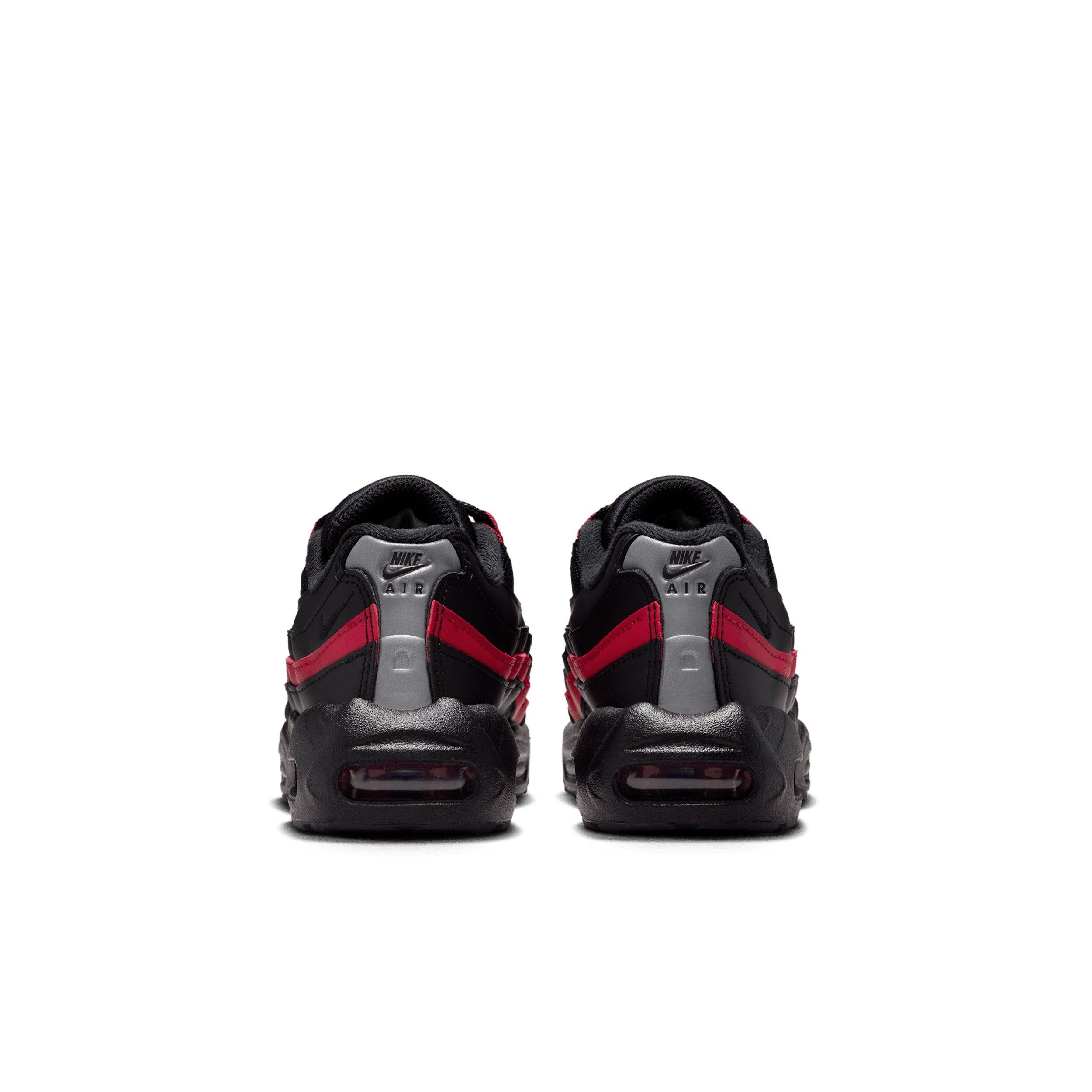 Nike Air Max 95 Recraft "Black/Team Crimson/Wolf Grey/Black" Preschool Boys' Shoe - BLACK/CRIMSON/GREY/BLACK Thumbnail View 5