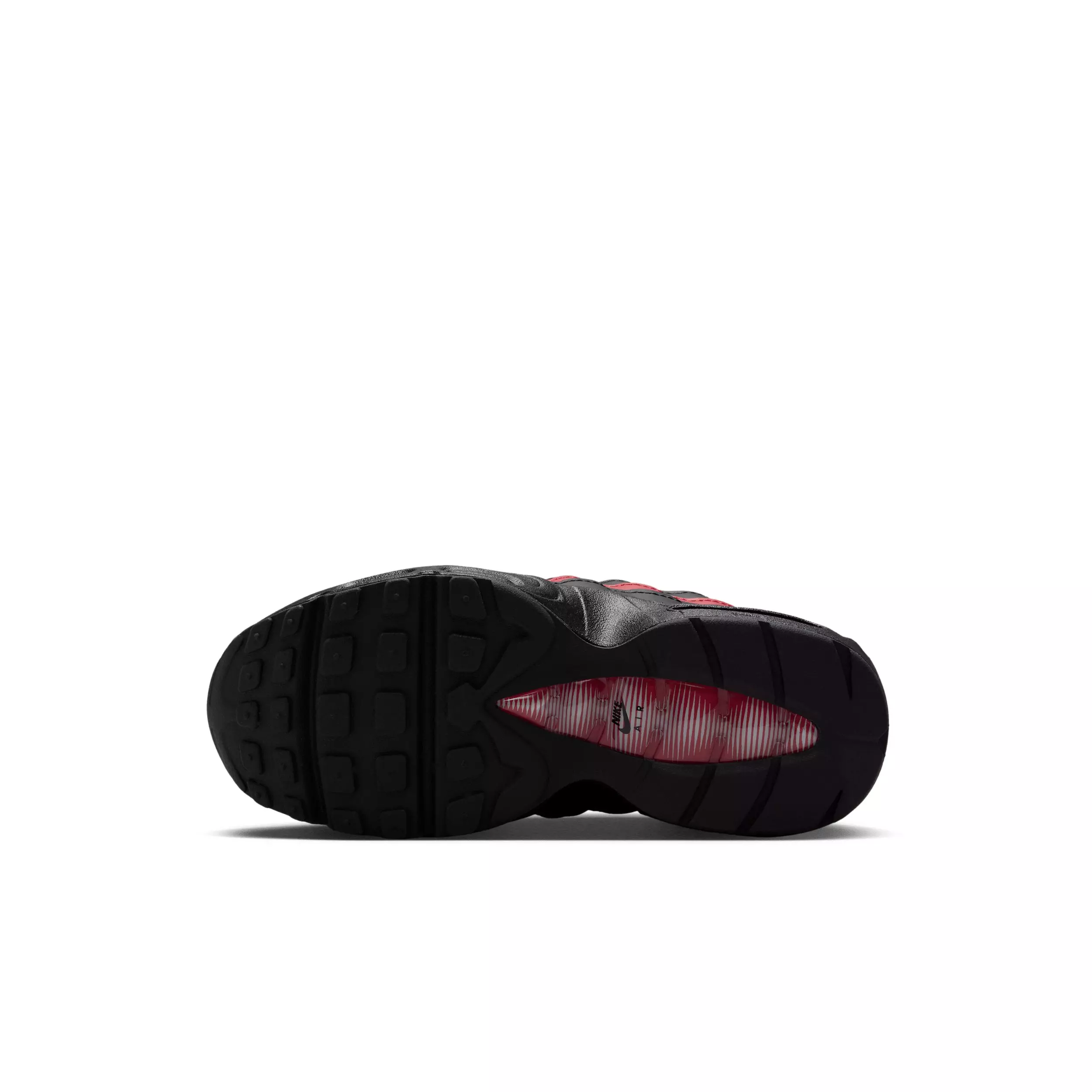 Nike Air Max 95 Recraft "Black/Team Crimson/Wolf Grey/Black" Preschool Boys' Shoe - BLACK/CRIMSON/GREY/BLACK