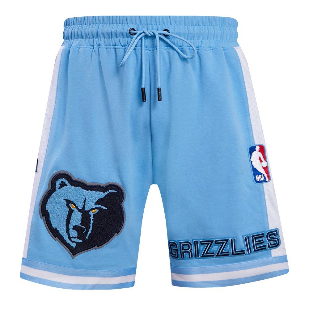 Pro Standard Men's NBA Memphis Grizzlies Retro Classic Double Knit Shorts - Blue - BLUE Thumbnail View 1