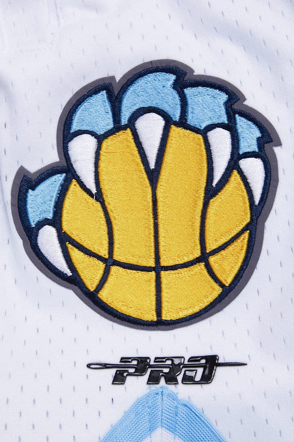 Pro Standard Men's NBA Memphis Grizzlies Retro Classic Double Knit Shorts -Blue - BLUE Thumbnail View 7