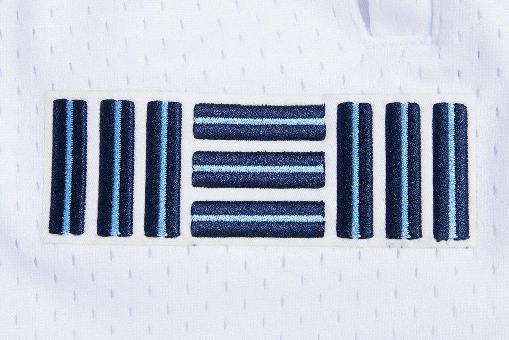 Pro Standard Men's NBA Memphis Grizzlies Retro Classic Double Knit Shorts -Blue - BLUE Thumbnail View 8