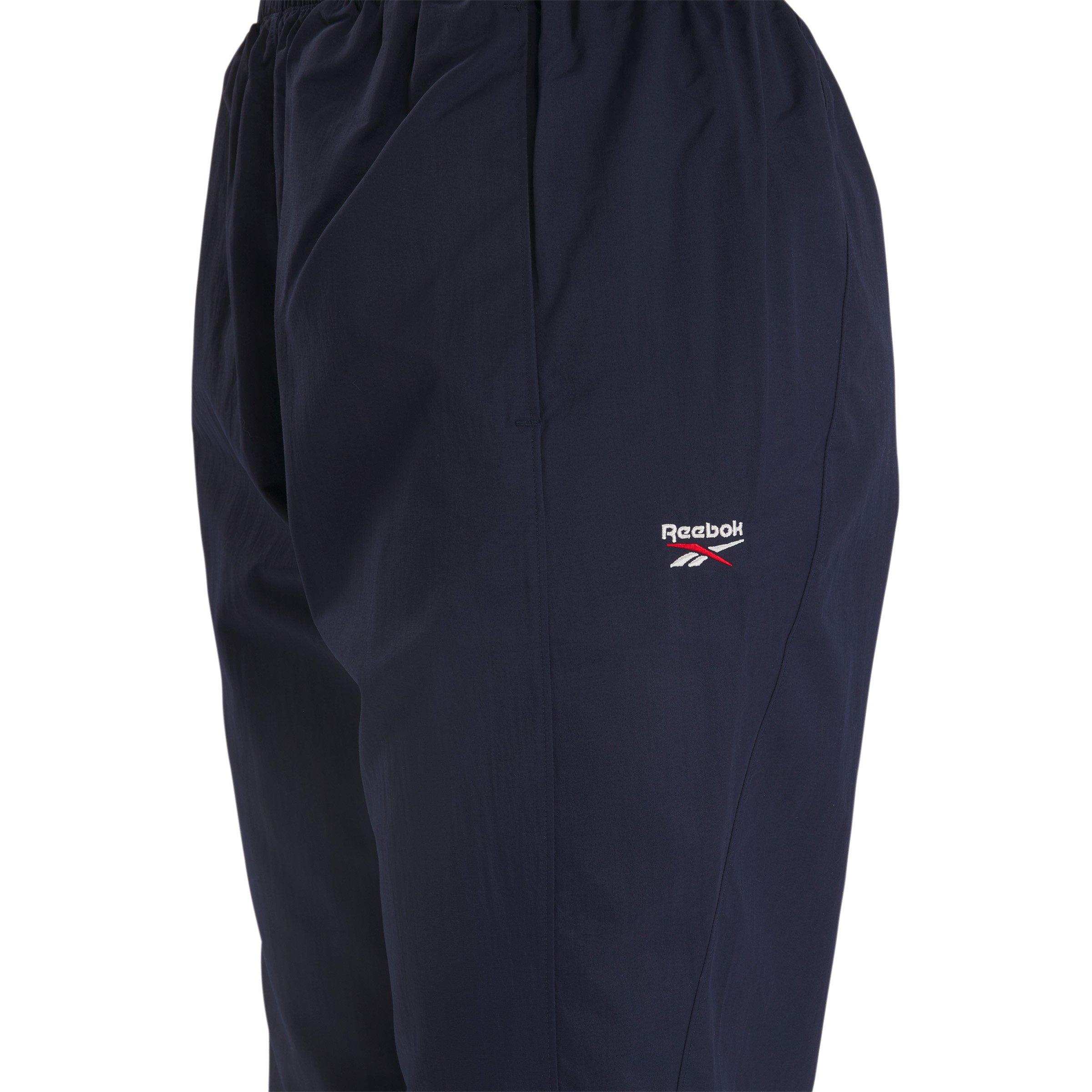 Reebok Women's Pull-on Logo Woven Track Pants In Vector Navy