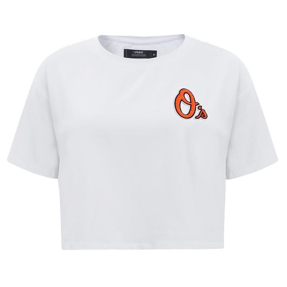 Pro Standard Women's MLB Baltimore Orioles Classic Boxy Top -White - WHITE Thumbnail View 1