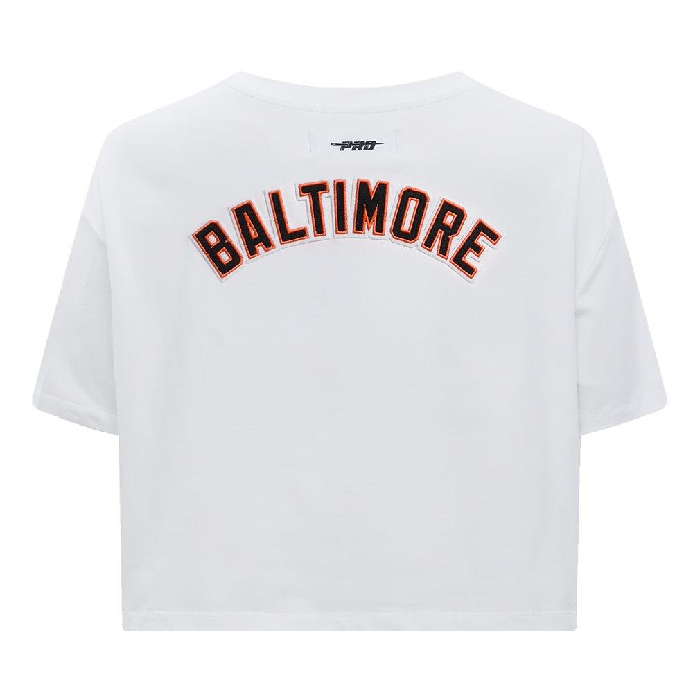 Pro Standard Women's MLB Baltimore Orioles Classic Boxy Top -White - WHITE Thumbnail View 2