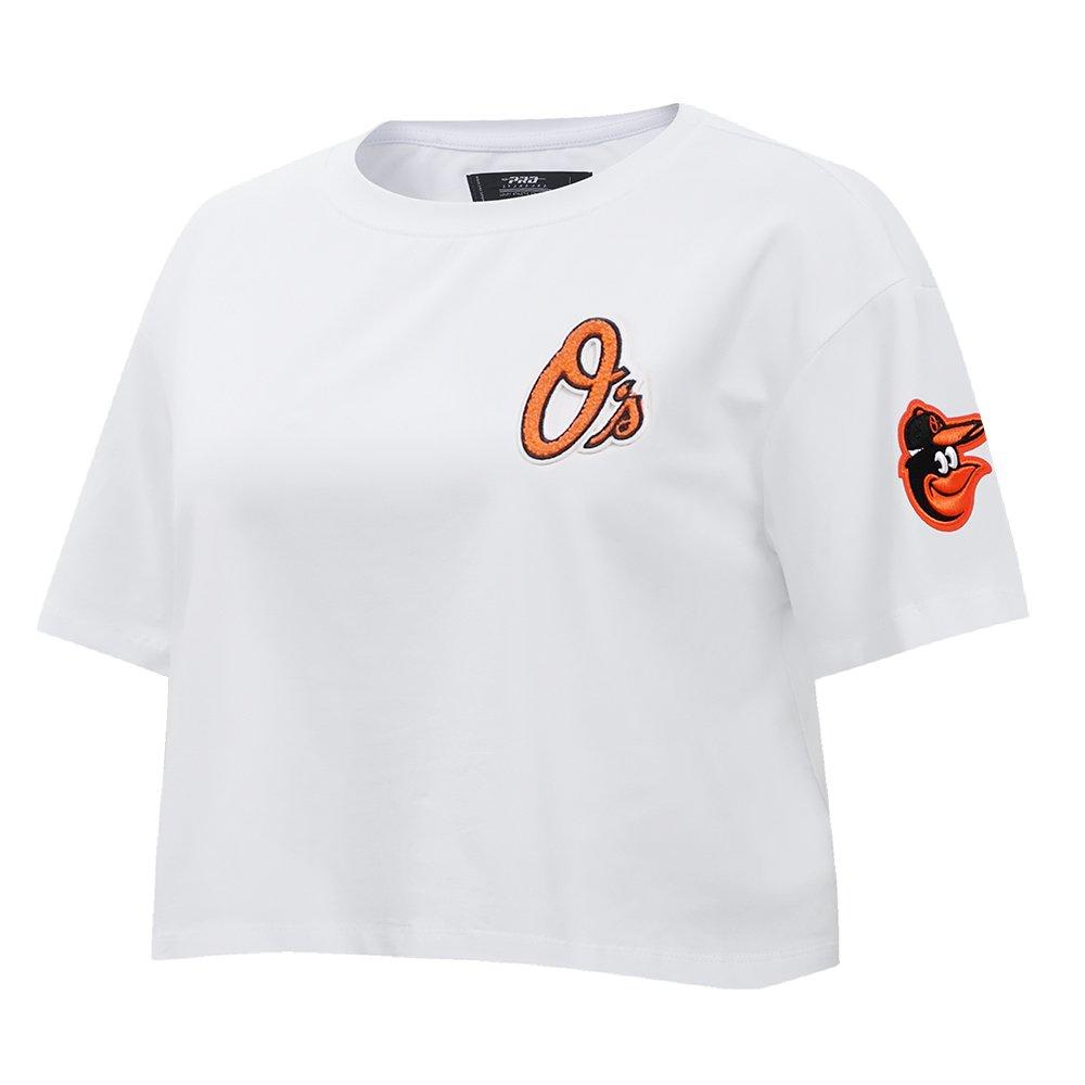 Pro Standard Women's MLB Baltimore Orioles Classic Boxy Top -White - WHITE Thumbnail View 3
