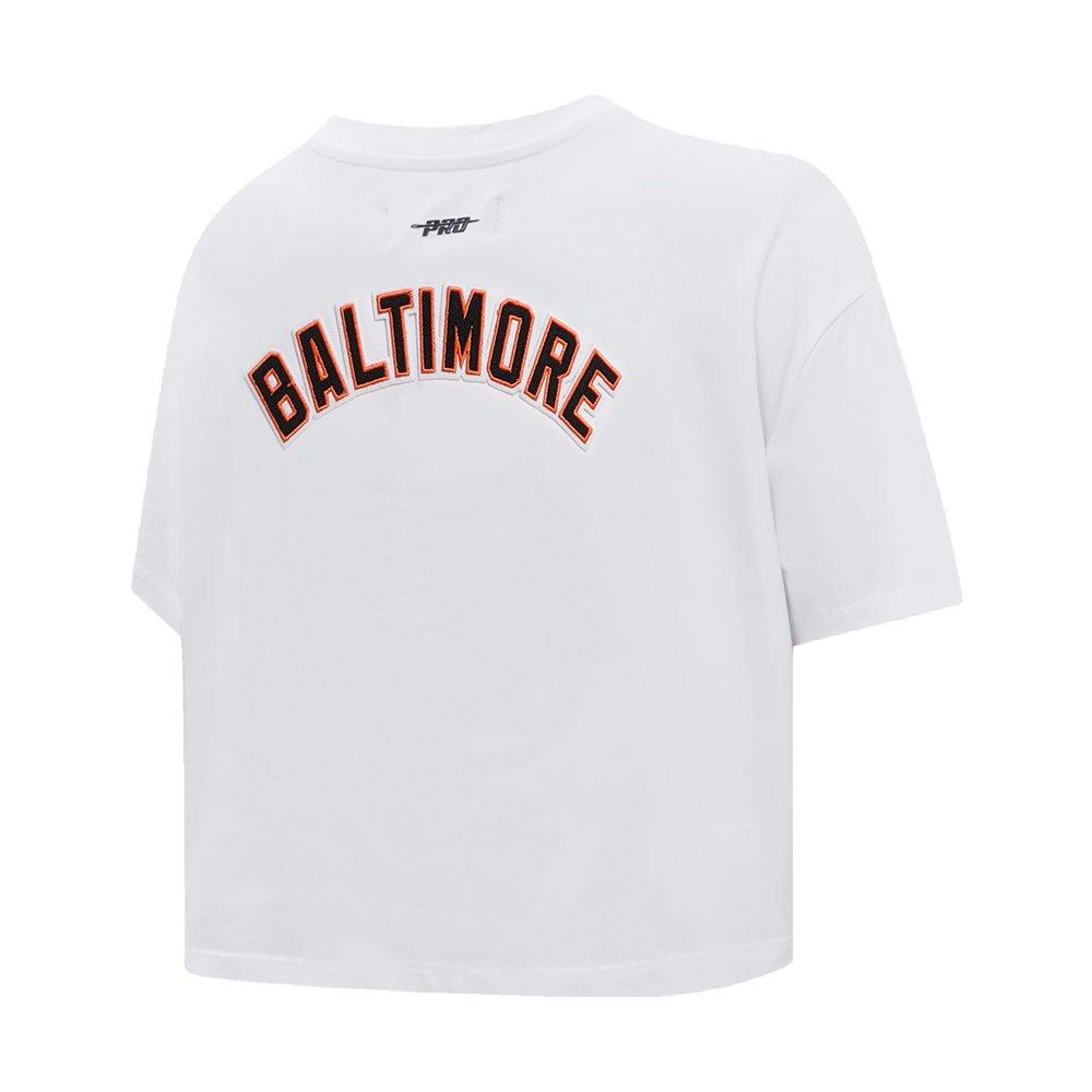 Pro Standard Women's MLB Baltimore Orioles Classic Boxy Top -White - WHITE Thumbnail View 4