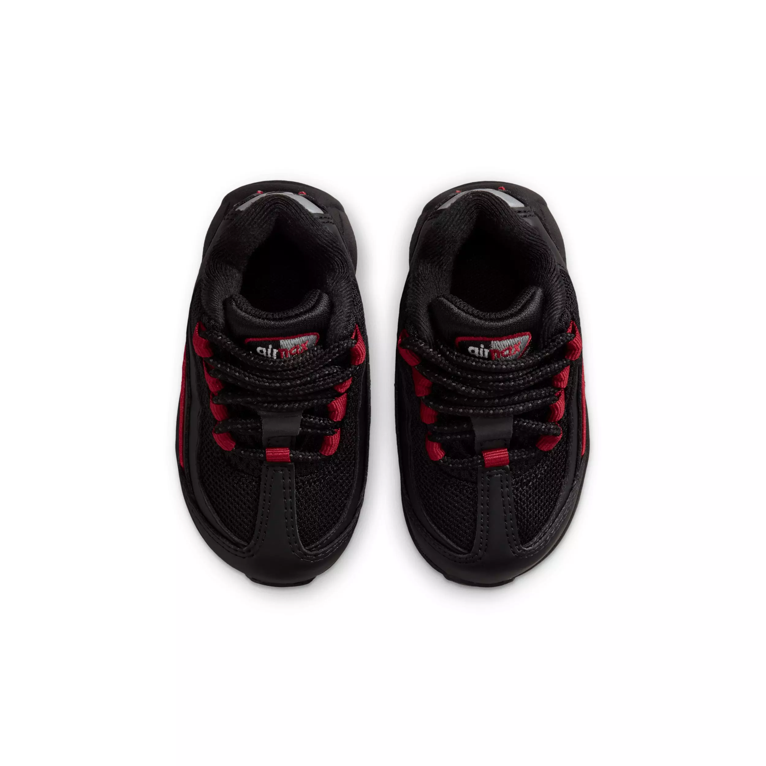 Nike Air Max 95 Recraft "Black/Team Crimson/Wolf Grey/Black" Infant Boys' Shoe - BLACK/CRIMSON/GREY/BLACK
