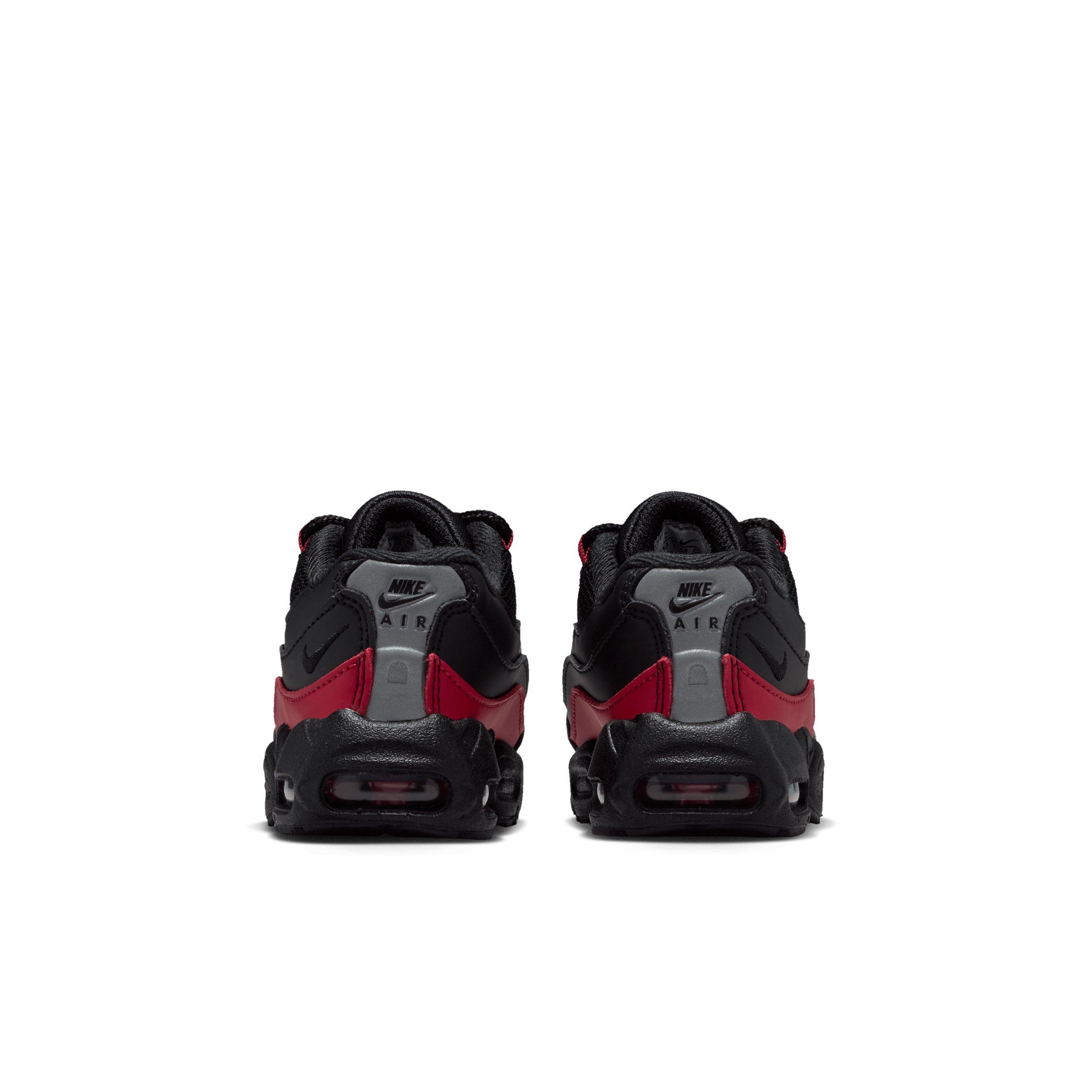 Nike Air Max 95 Recraft "Black/Team Crimson/Wolf Grey/Black" Infant Boys' Shoe - BLACK/CRIMSON/GREY/BLACK Thumbnail View 5