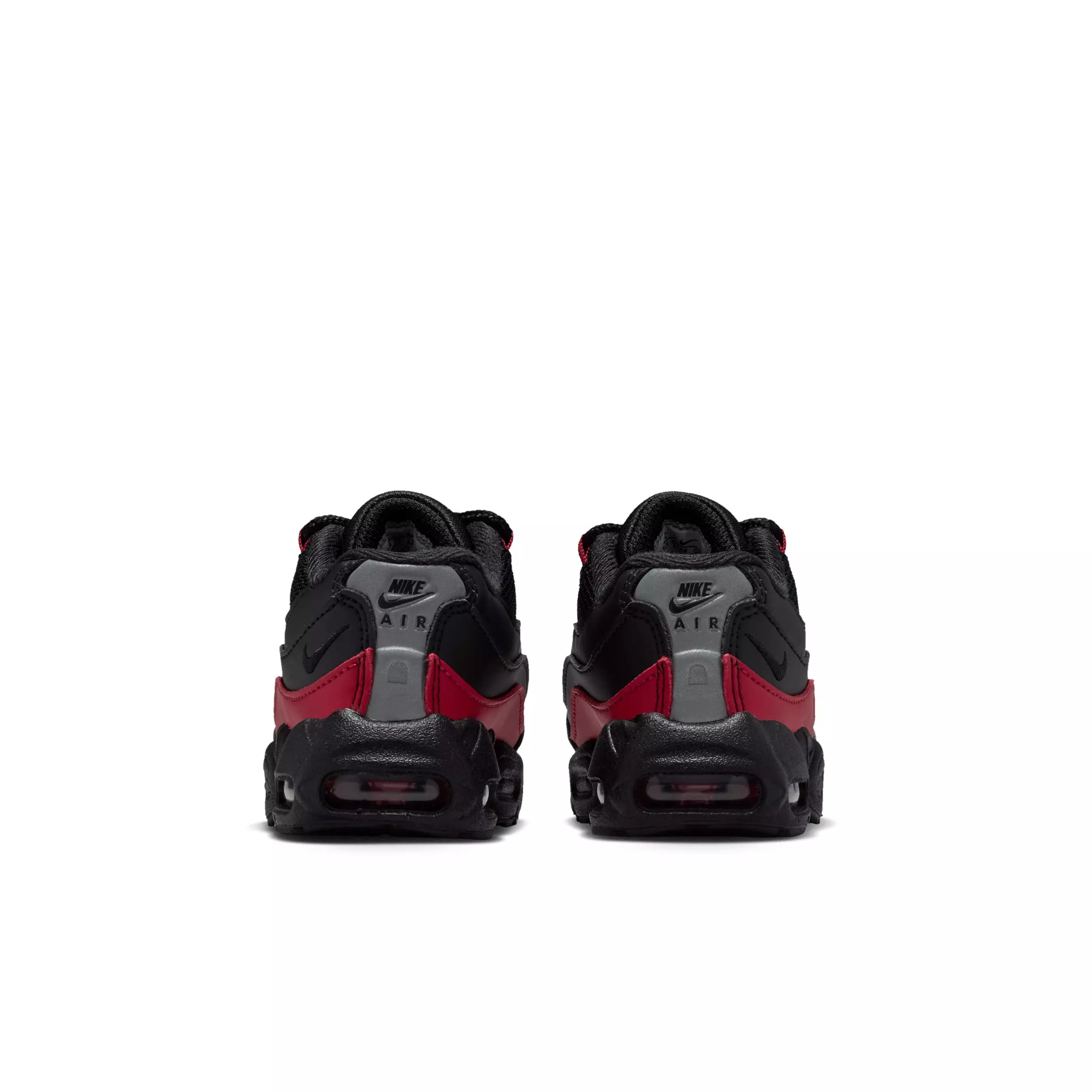 Nike Air Max 95 Recraft "Black/Team Crimson/Wolf Grey/Black" Infant Boys' Shoe - BLACK/CRIMSON/GREY/BLACK