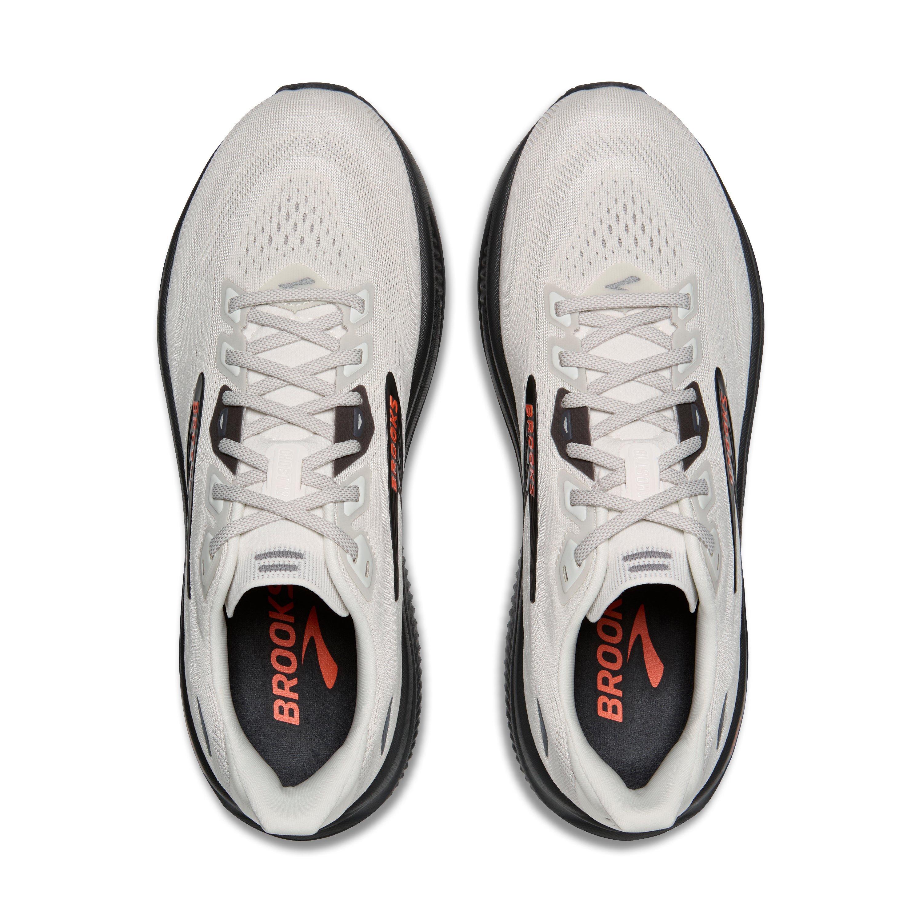 Brooks Ghost 18 "Coconut/Pearl/Tigerlily" Men's Running Shoe - COCONUT/PEARL/TIGERLILY