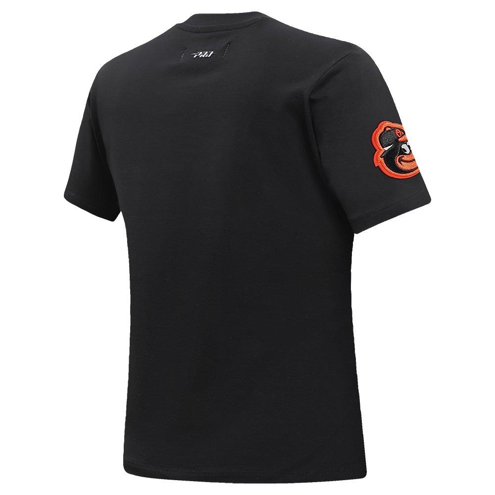 Pro Standard Women's MLB Baltimore Orioles Classic Short Sleeve SJ Slim Fit Top - Black - BLACK Thumbnail View 4