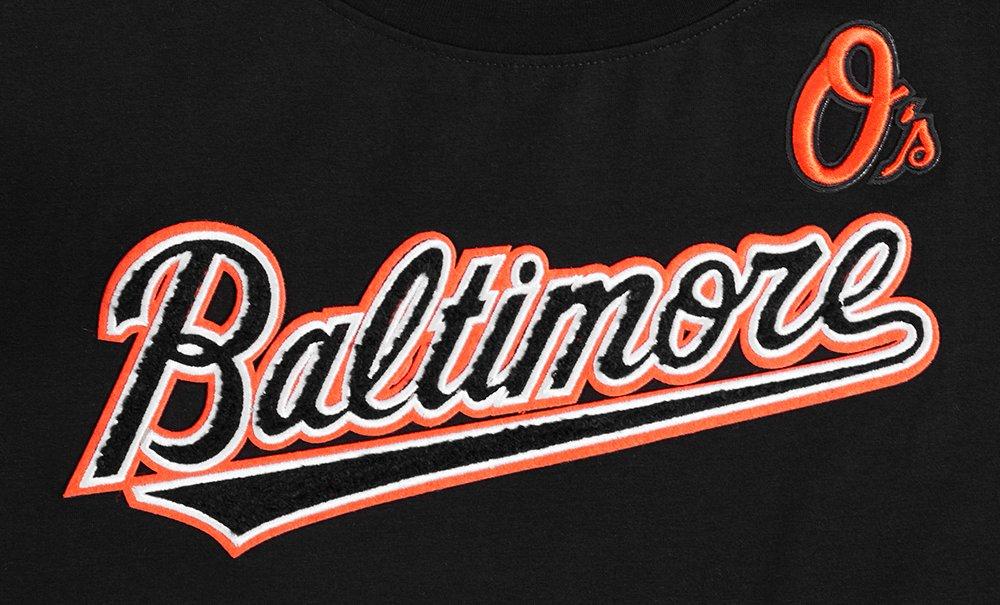 Pro Standard Women's MLB Baltimore Orioles Classic Short Sleeve SJ Slim Fit Top -Black - BLACK Thumbnail View 5