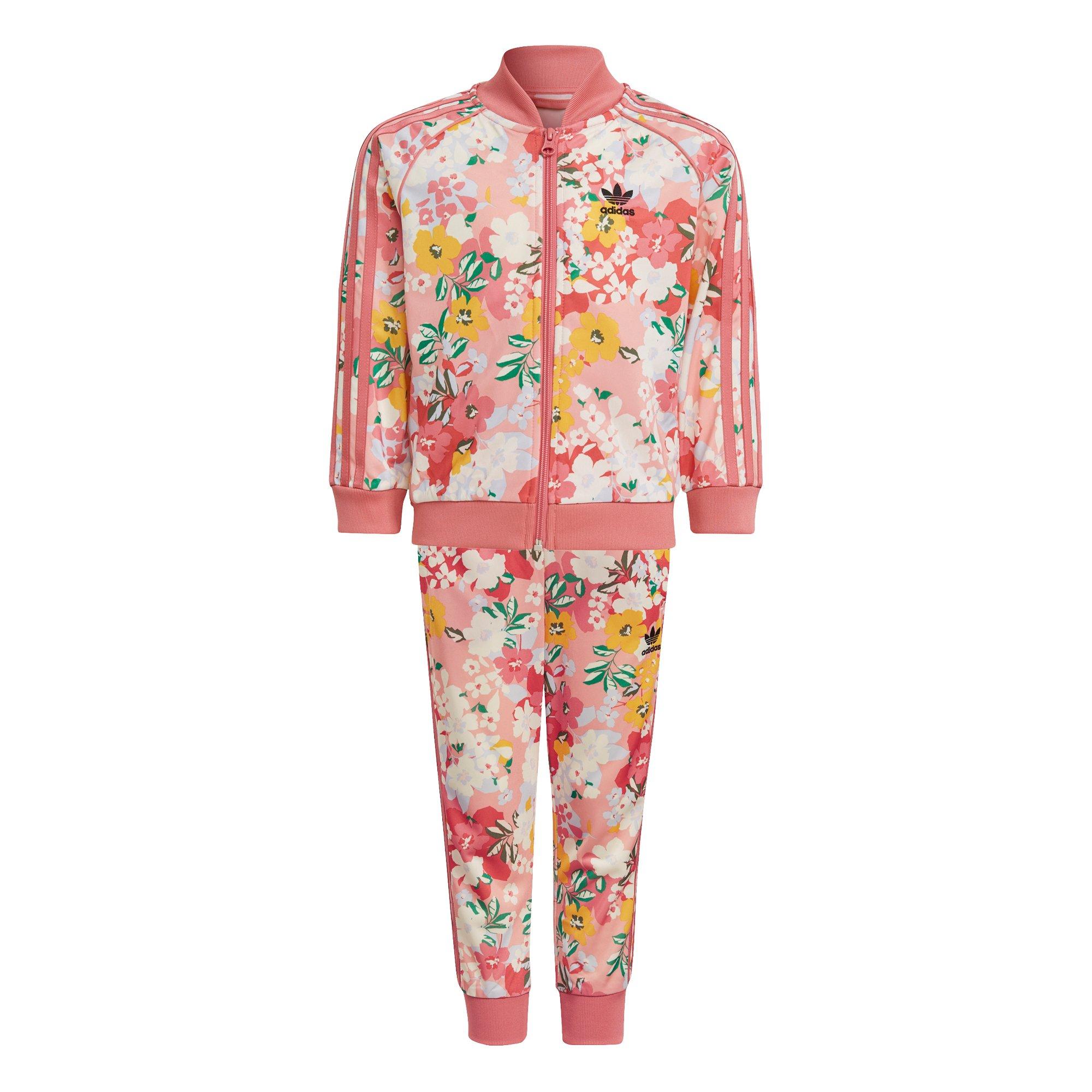 Adidas clearance floral sweatsuit