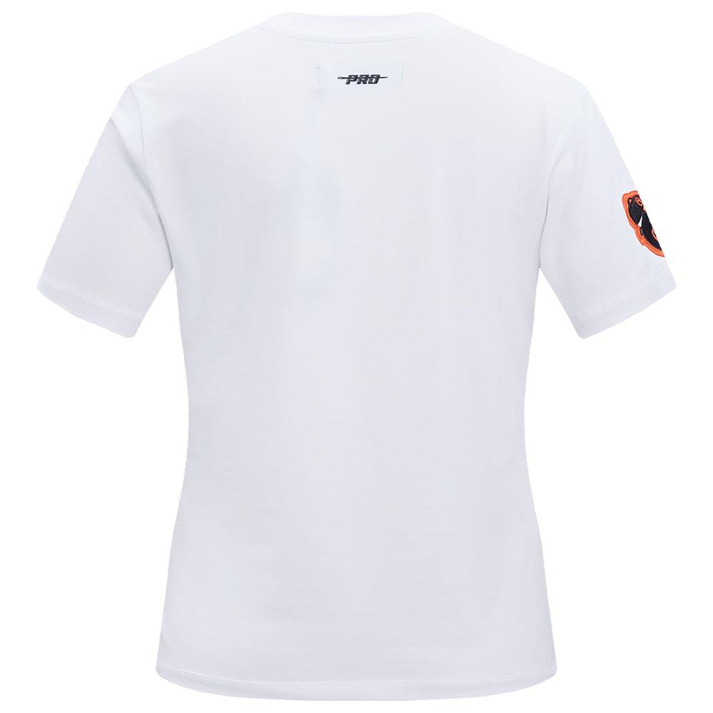 Pro Standard Women's MLB Baltimore Orioles Classic Short Sleeve SJ Slim Fit Top - White - WHITE Thumbnail View 2