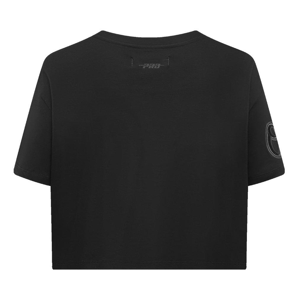 Pro Standard Women's MLB Baltimore Orioles Neutral SJ Boxy Top -Black - BLACK Thumbnail View 2