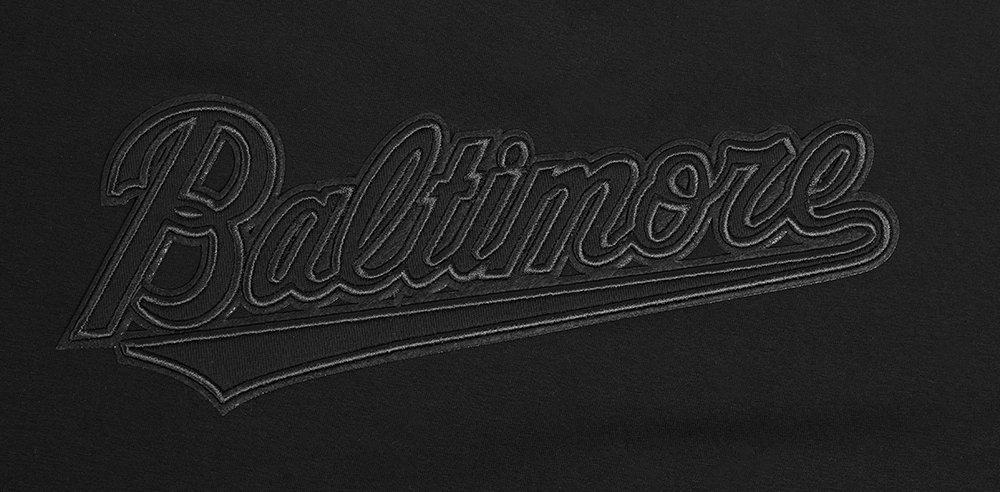 Pro Standard Women's MLB Baltimore Orioles Neutral SJ Boxy Top - Black - BLACK Thumbnail View 5