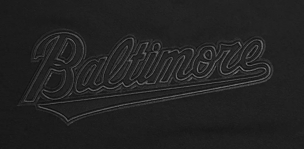 Pro Standard Women's MLB Baltimore Orioles Neutral SJ Boxy Top - Black - BLACK