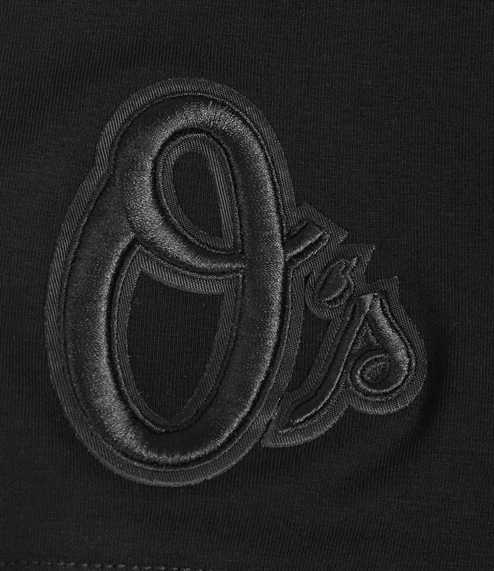 Pro Standard Women's MLB Baltimore Orioles Neutral SJ Boxy Top - Black - BLACK