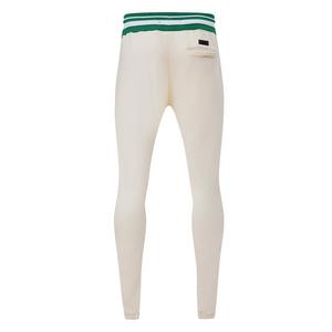 Pro Standard Men's NBA Boston Celtics Retro Classic Fleece Sweatpants -Eggshell/Kelly Green