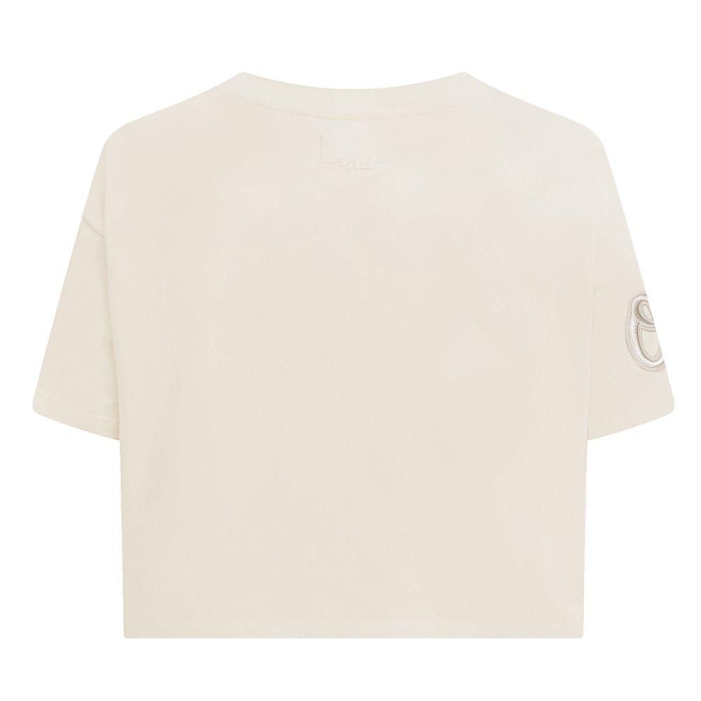 Pro Standard Women's MLB Baltimore Orioles Neutral SJ Boxy Top -Cream - CREAM Thumbnail View 2