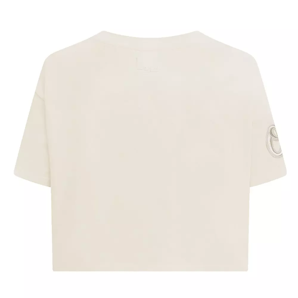 Pro Standard Women's MLB Baltimore Orioles Neutral SJ Boxy Top -Cream - CREAM