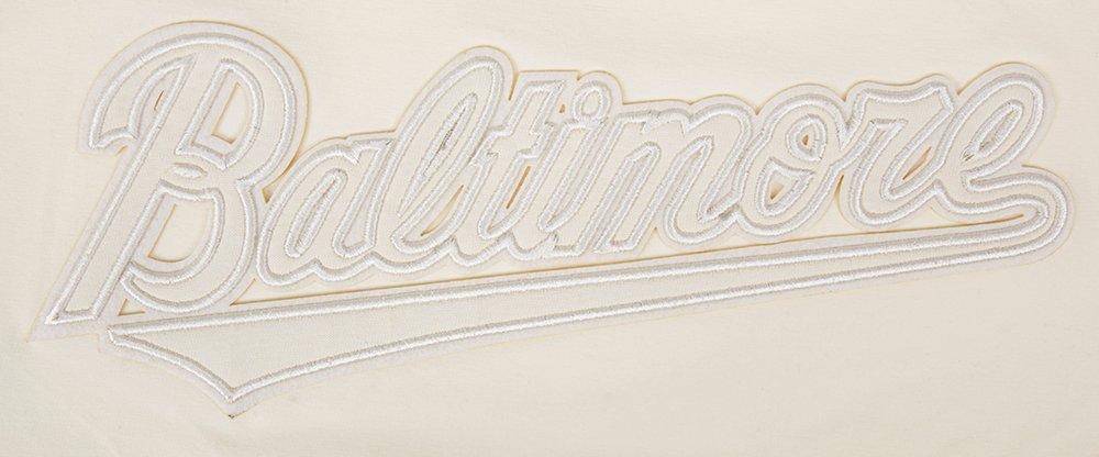 Pro Standard Women's MLB Baltimore Orioles Neutral SJ Boxy Top -Cream - CREAM Thumbnail View 5