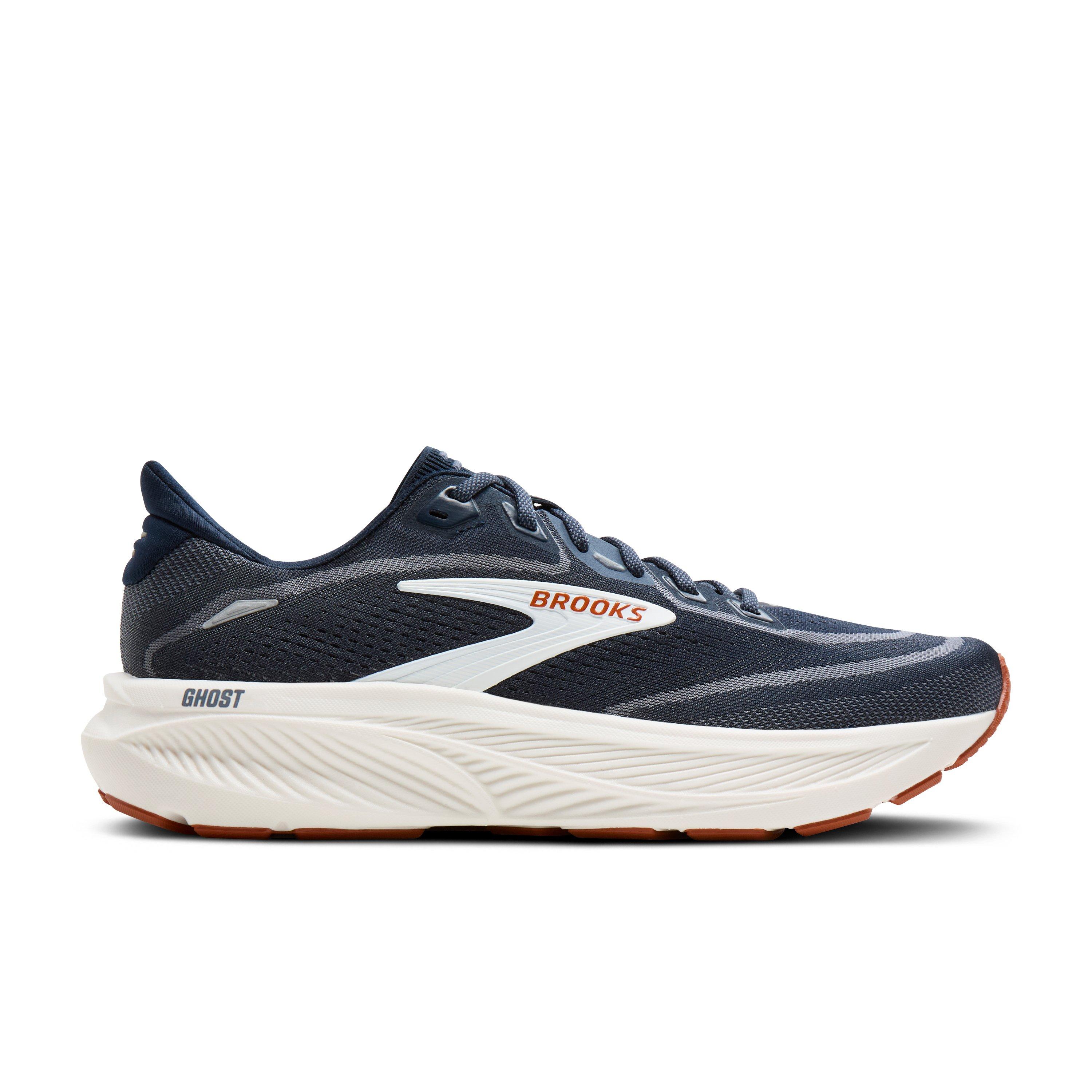 Brooks Ghost 18 "Navy Blazer/Red Earth/Blue" Men's Running Shoe - NAVY/RED/BLUE