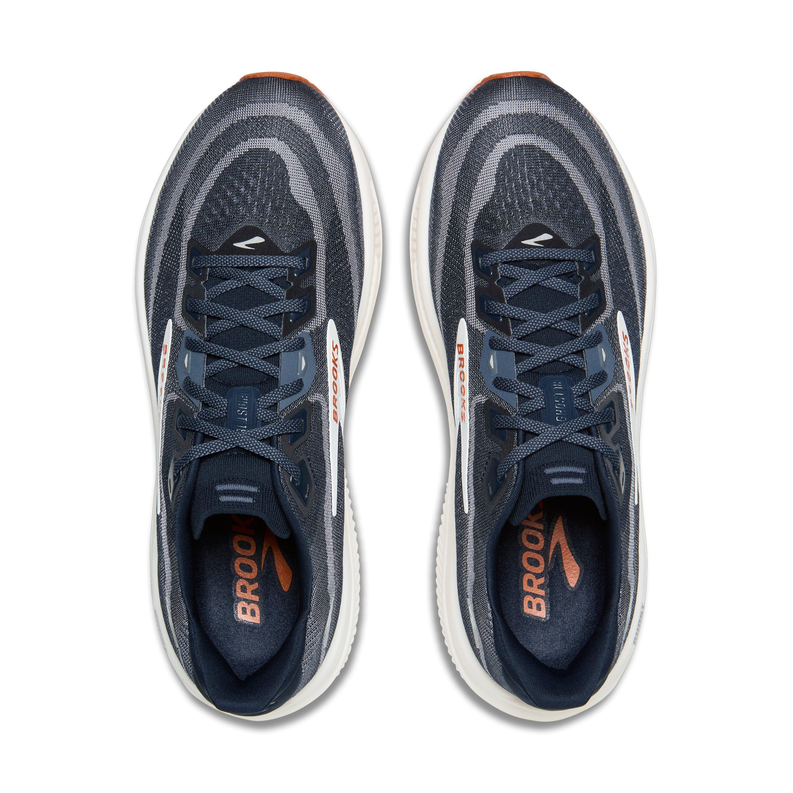 Brooks Ghost 18 "Navy Blazer/Red Earth/Blue" Men's Running Shoe - NAVY/RED/BLUE